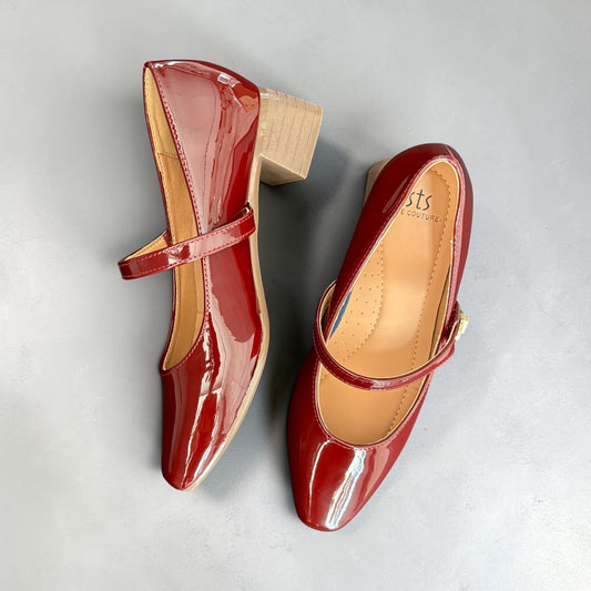 Classic Mary Jane Block Heel Pumps